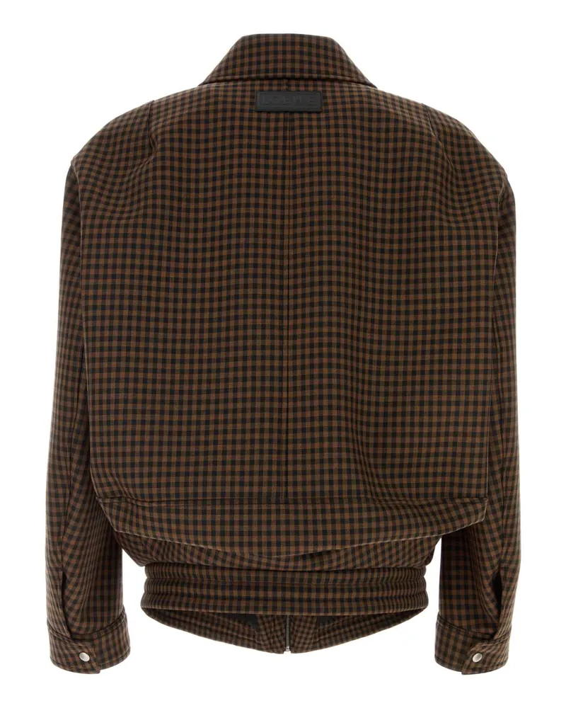 Loewe Brownblack Jacket — Brown Brown
