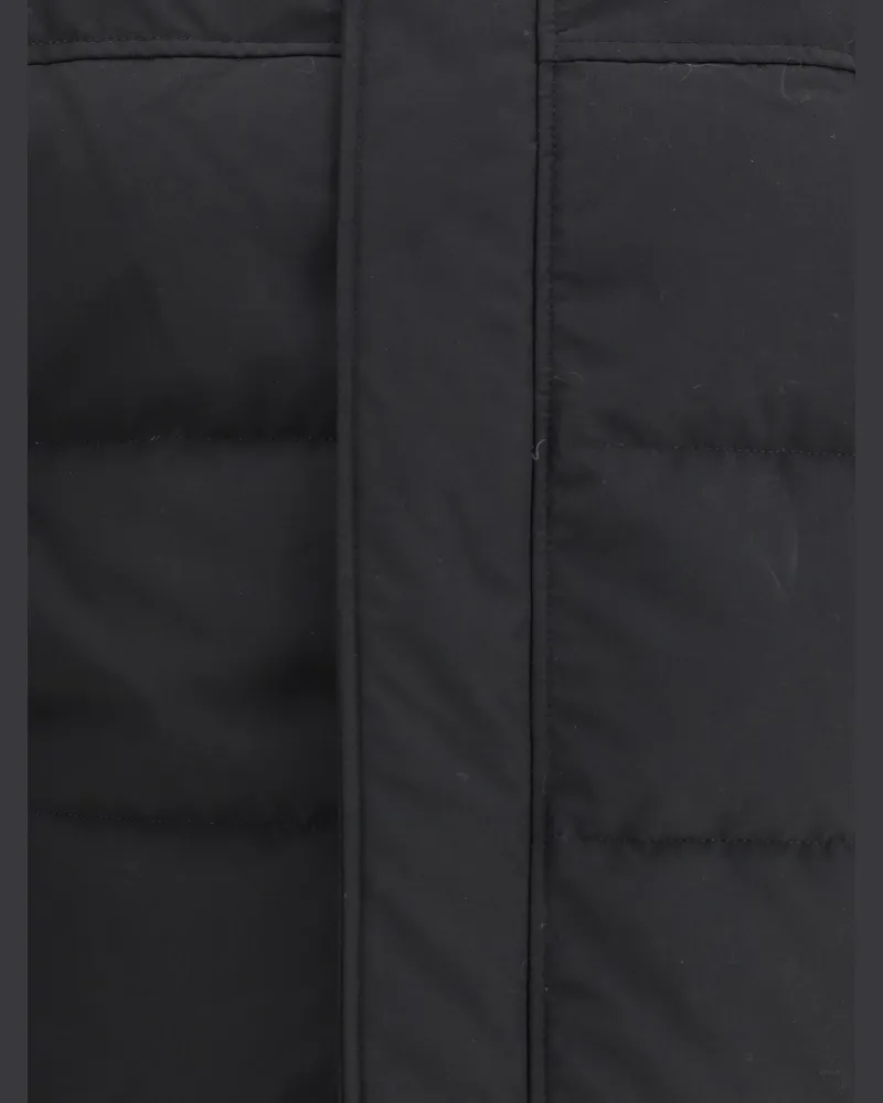 Canada Goose Men Parka Jacket Macmillan Black Polyester Padded & Down Black