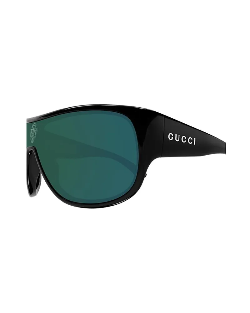 Gucci Unisex Sunglasses Black Acetate Black