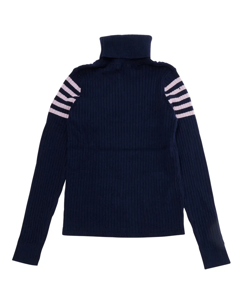 Marni Cotton-Wool Ribbed Sweater — Navy Navy