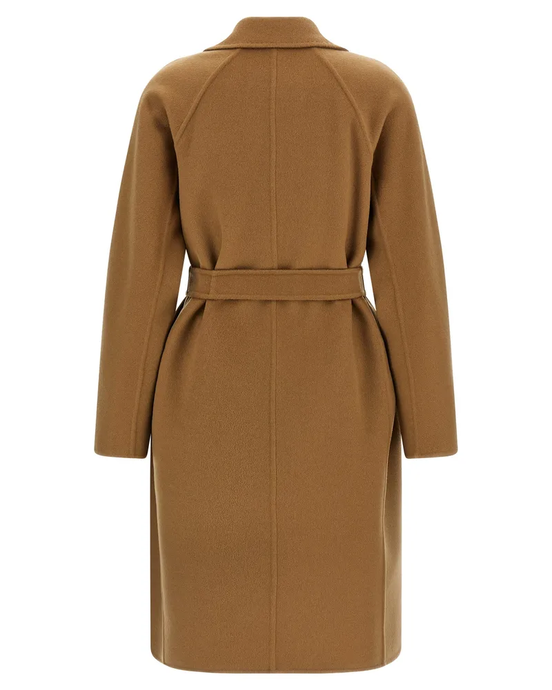 Max Mara Women's Beige Cashmere Coat Clothing Beige