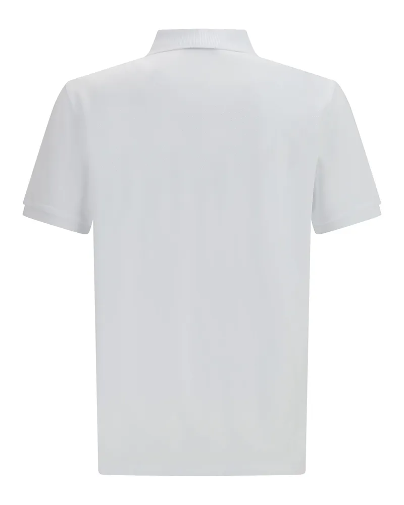 Moschino Men's Cotton Polo Shirt Fantasia Bianco T-shirts And Polos White