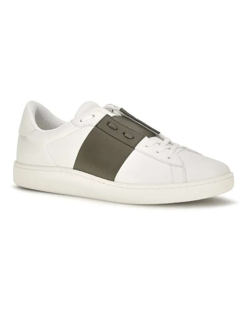 Valentino Garavani Men's Open Sneakers Bianco-Khaki Bianco/khaki White