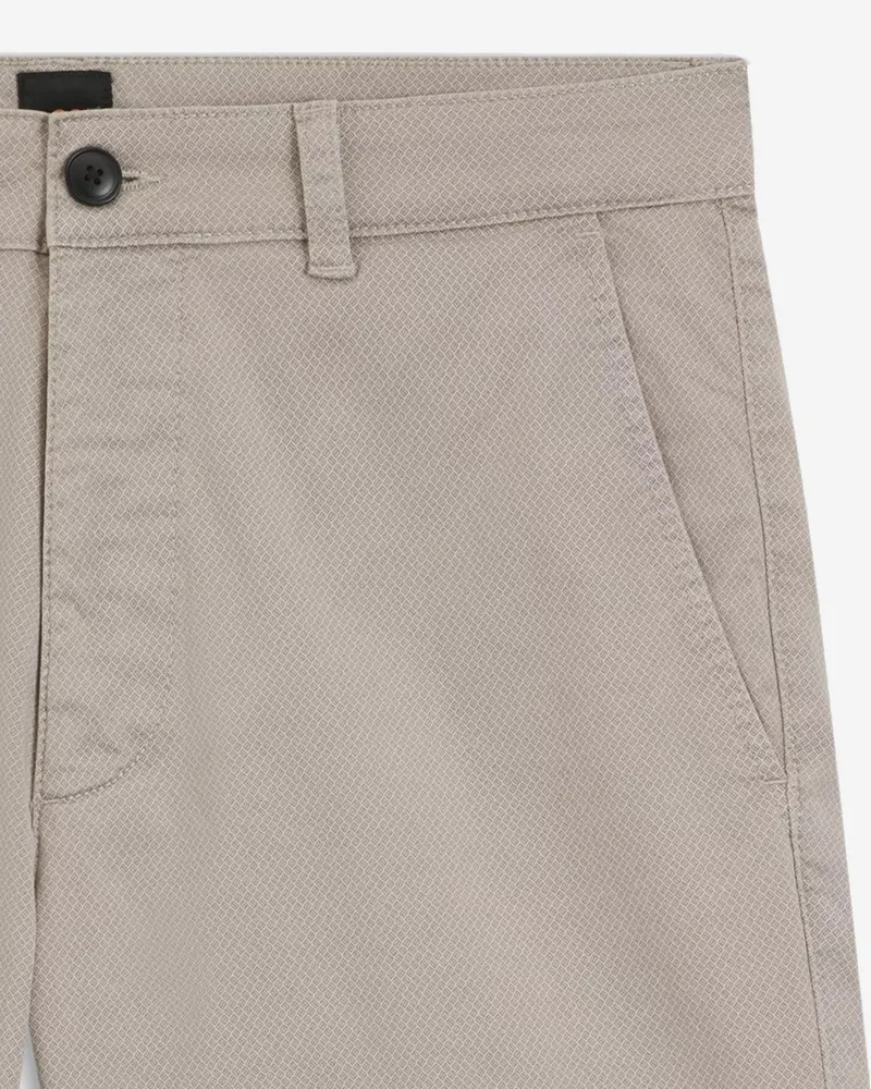 HUGO BOSS Men's Shorts Stretch Cotton Beige Beige