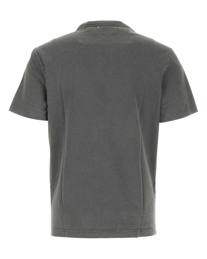Golden Goose Men's Cotton Logo T-Shirt Gray Gray