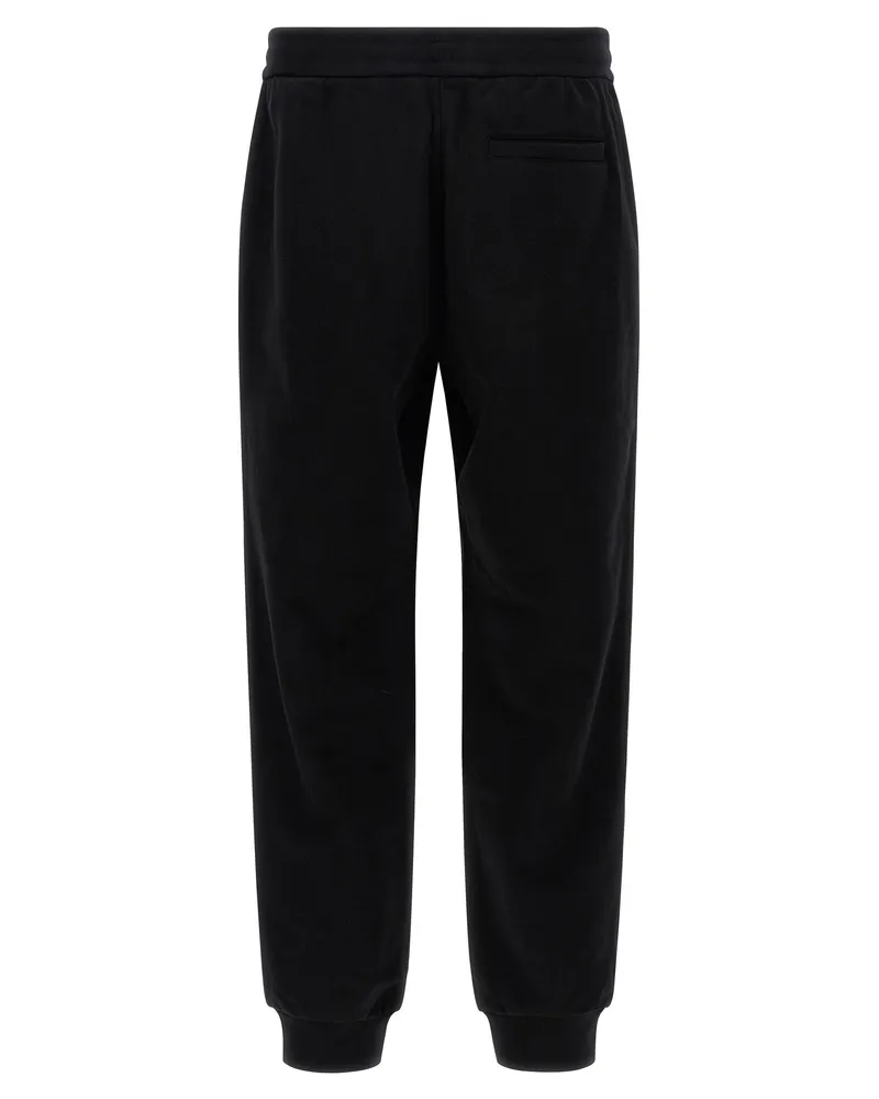 Versace Men's Black Cotton Joggers (workout Pants Black