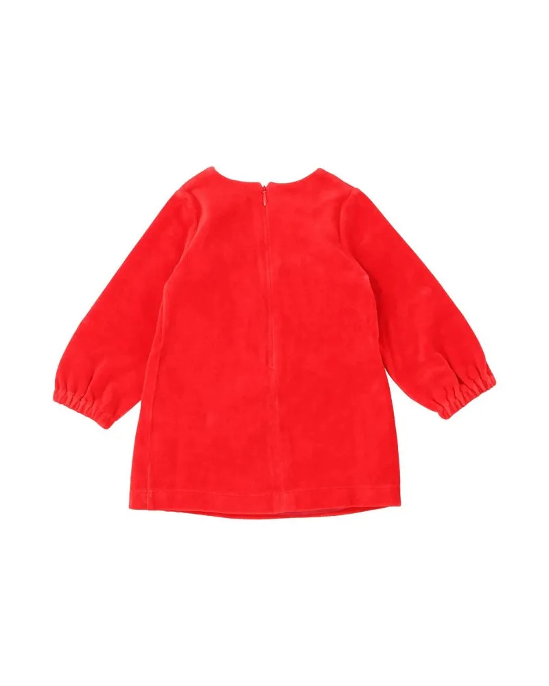Moschino Cotton-Blend Dress — Red Red