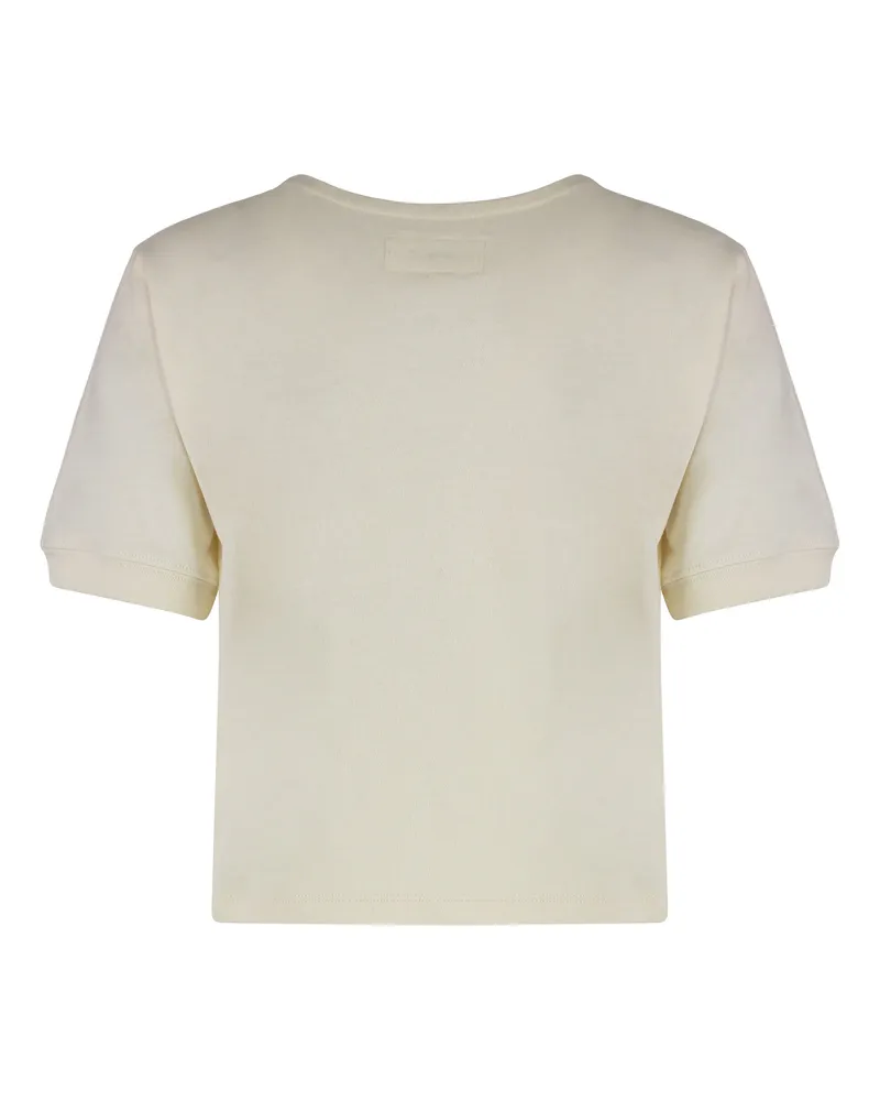 The Great Women's Panna Cotton T-Shirt T-Shirts & Jerseys Beige