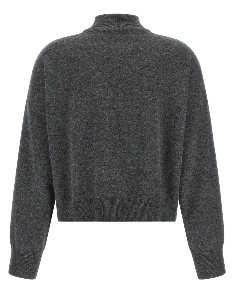 Brunello Cucinelli Women's Gray Cashmere Cardigan Clothing Gray