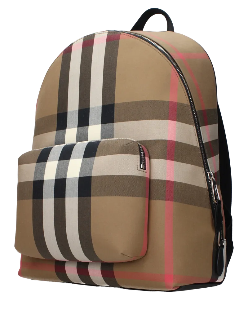 Burberry Fabric Backpack — Beige Beige