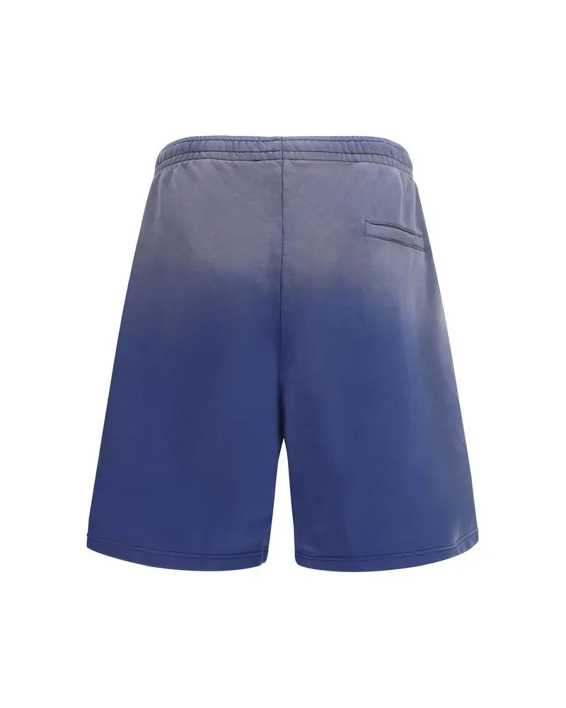 Moschino Men Blue Cotton Bermuda Shorts Blue