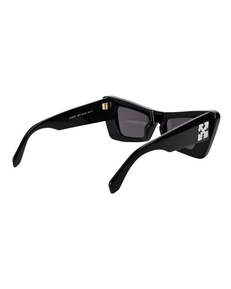 OFF-WHITE Women's Arrow Logo Sunglasses Black Accessories Black