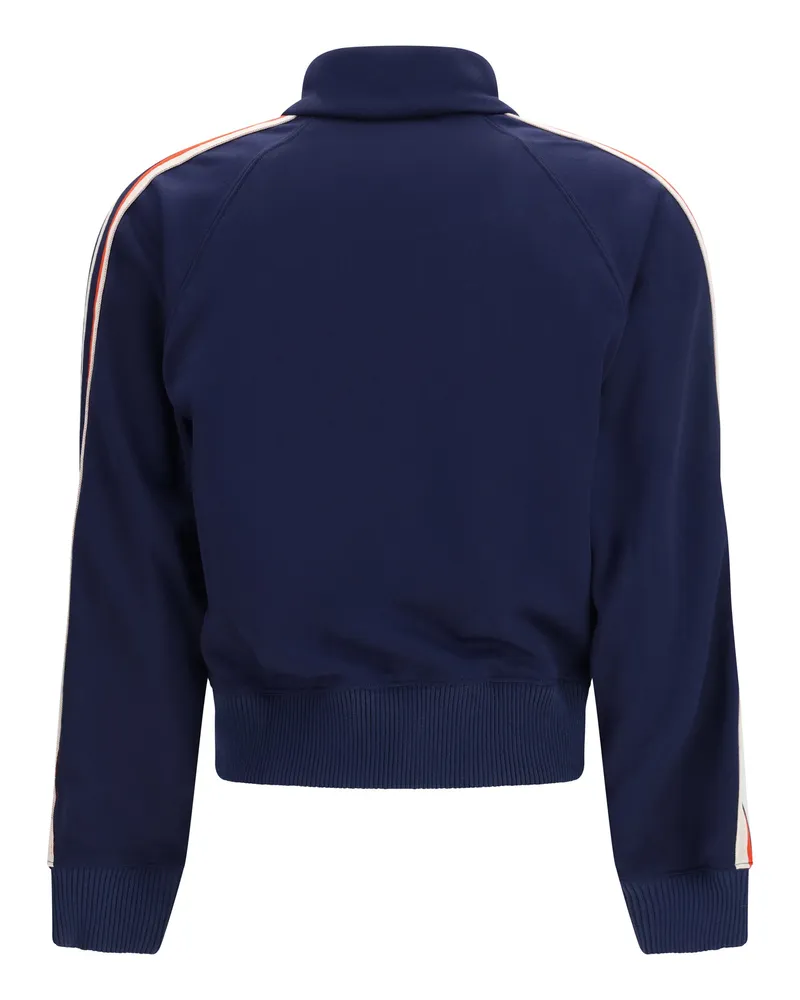 Fiorucci Women Cropped Sweatshirt Angels Patch Navy Polyester Sweatshirts Sweater Navy