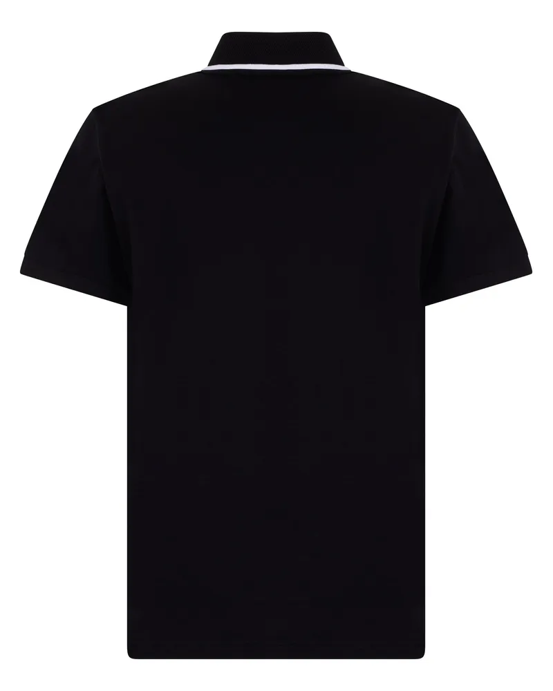 HUGO BOSS Cotton Polo Shirt — Black Black