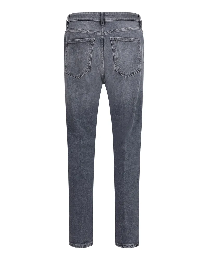 PT TORINO Five-Pocket Cotton Jeans — Gray Gray