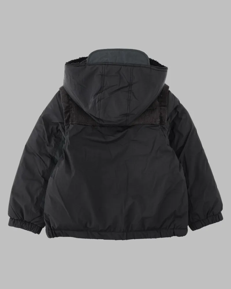 BOBO CHOSES Quilted Padded Down Jacket — Black Black