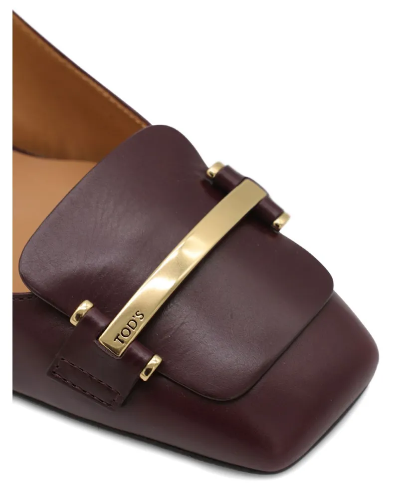 TOD'S Slingback Pump — Burgundy Burgundy