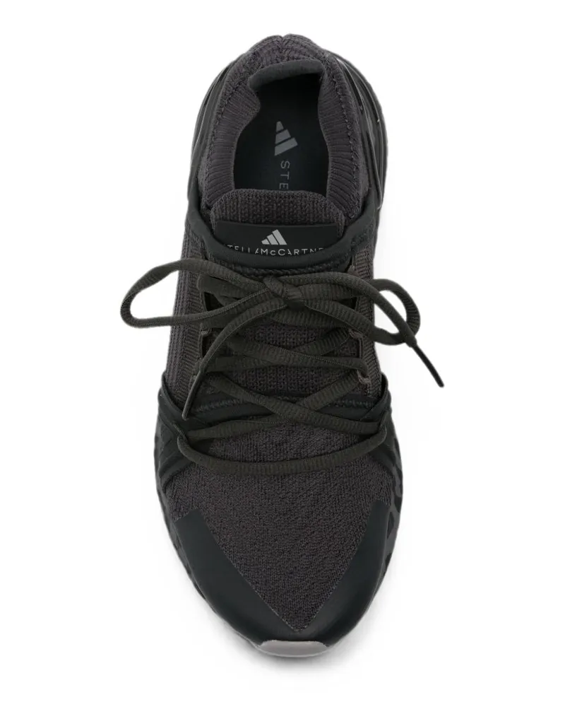 adidas Leopard-Print Chunky Sole Sneaker — Black Black