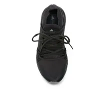 Leopard-Print Chunky Sole Sneaker — Black