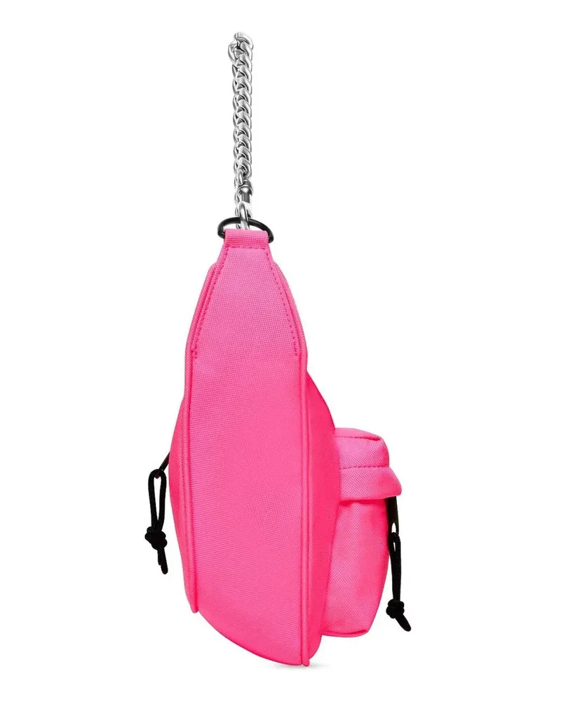 Balenciaga Women's Raver Medium Chained Shoulder Bag Pink Pink