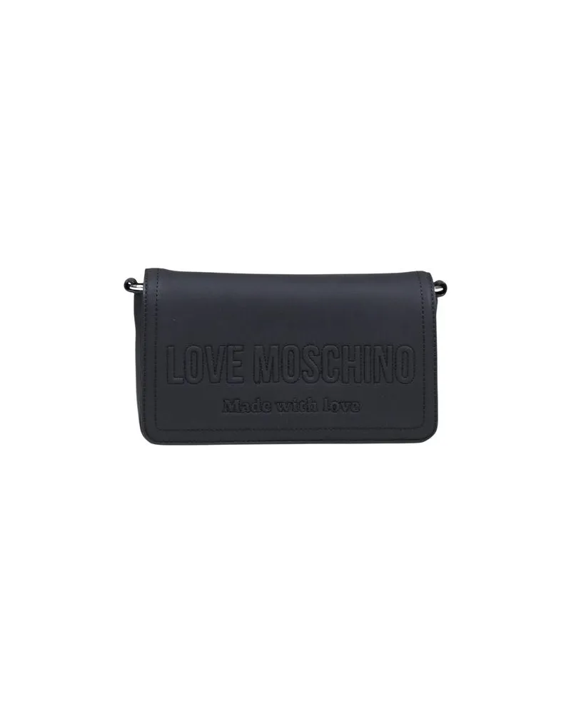 Moschino Women's Black Polyethylene Handbag Bag Black