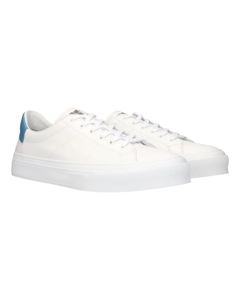 Givenchy Leather Low-Top Sneakers — White White