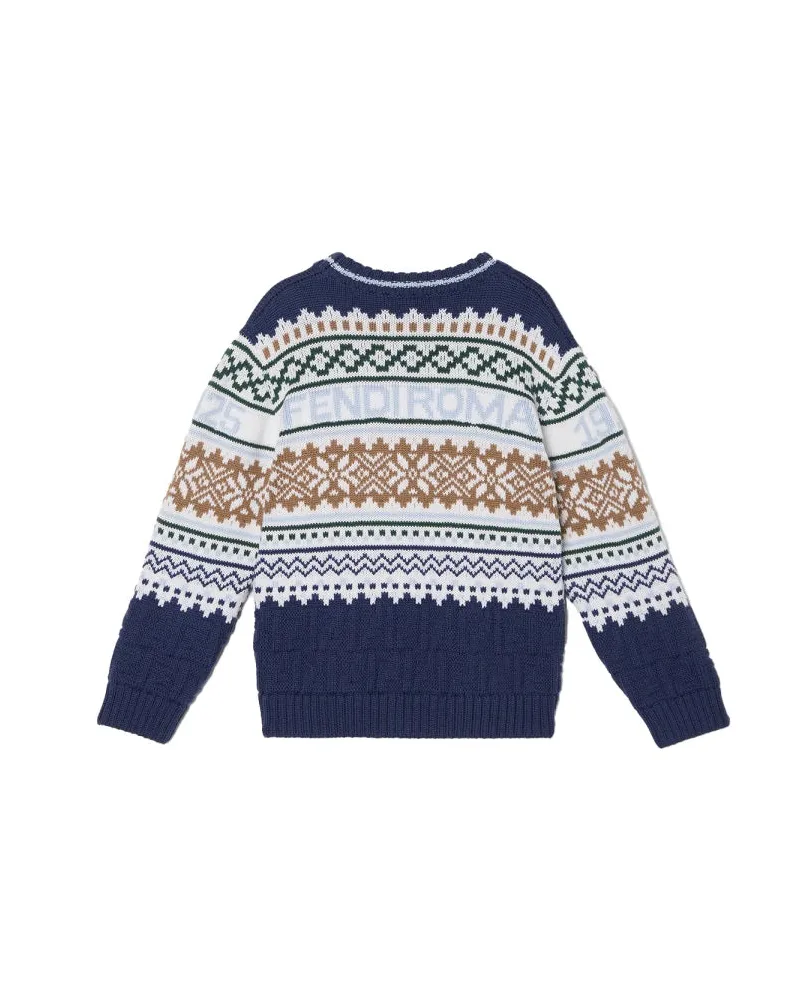 Fendi Norwegian Sweater — Multicolor Multicolor