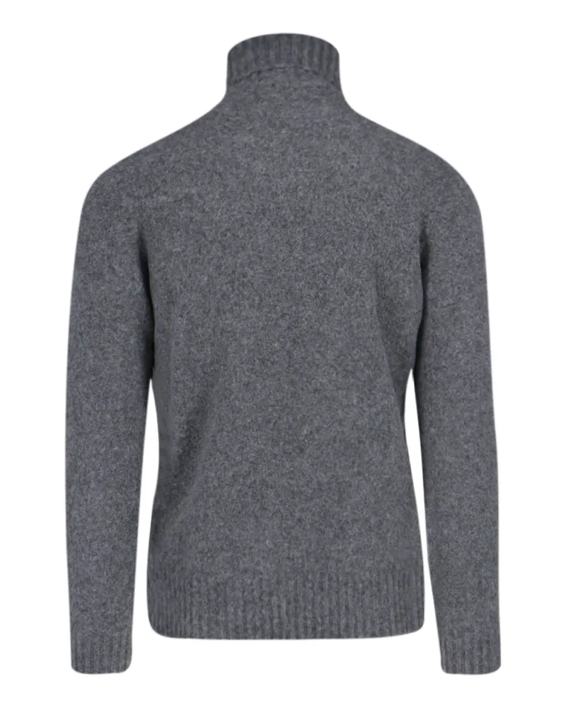 Drumohr  Men's Sweaters Grey Lambswool Gray