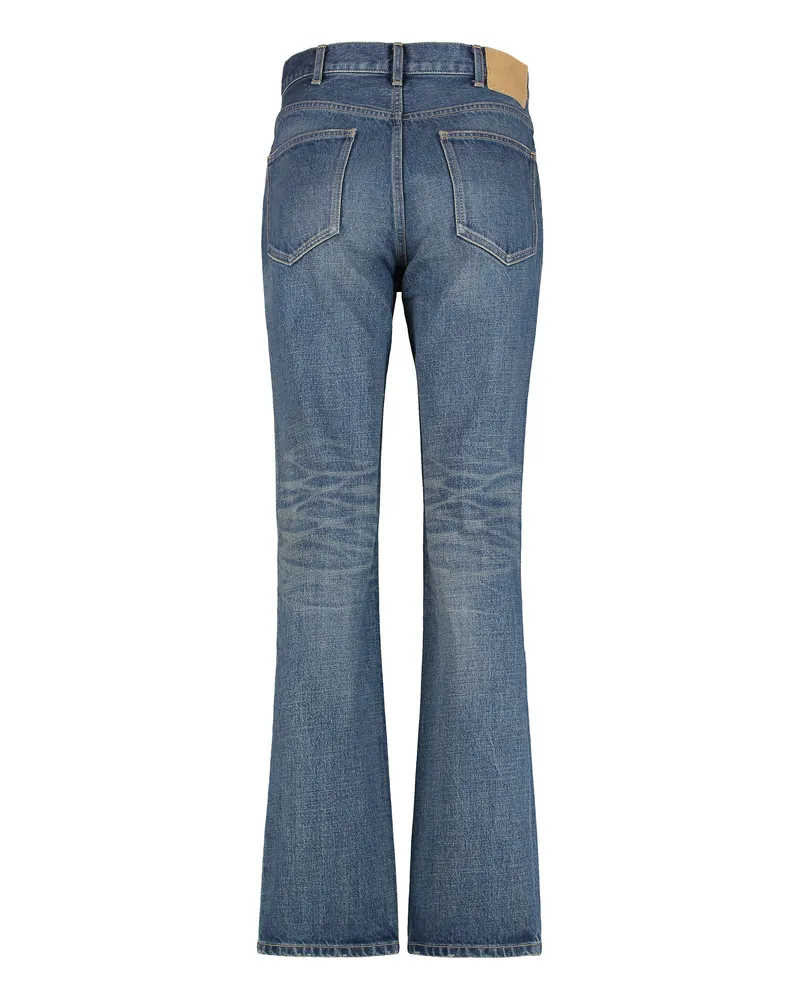 Celine Women's Françoise Straight Leg Jeans Denim Cotton Straight-Leg Blue