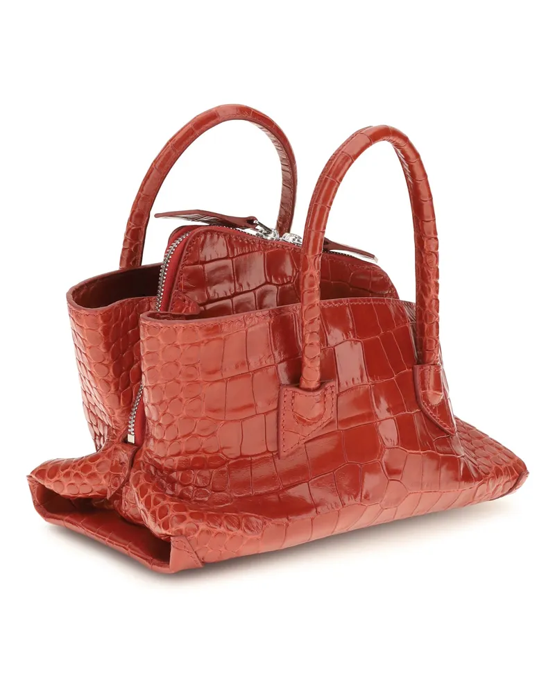 ATTICO Top Handle Bag — Red Red