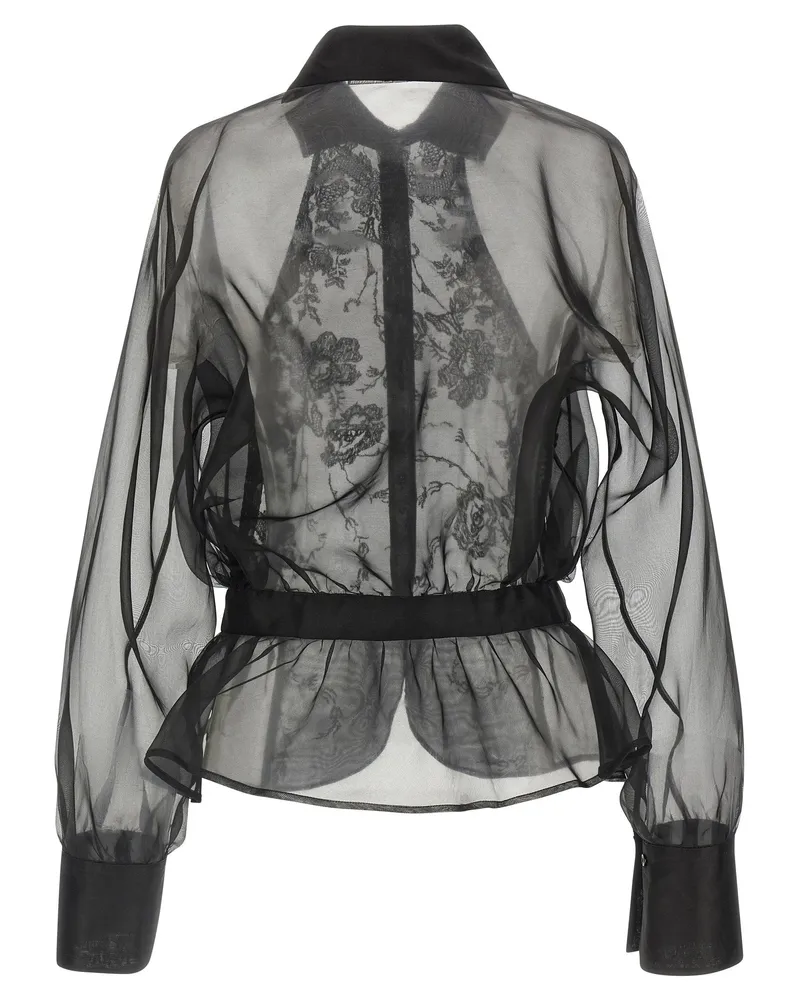 Ermanno Scervino Silk and Lace Blouse 