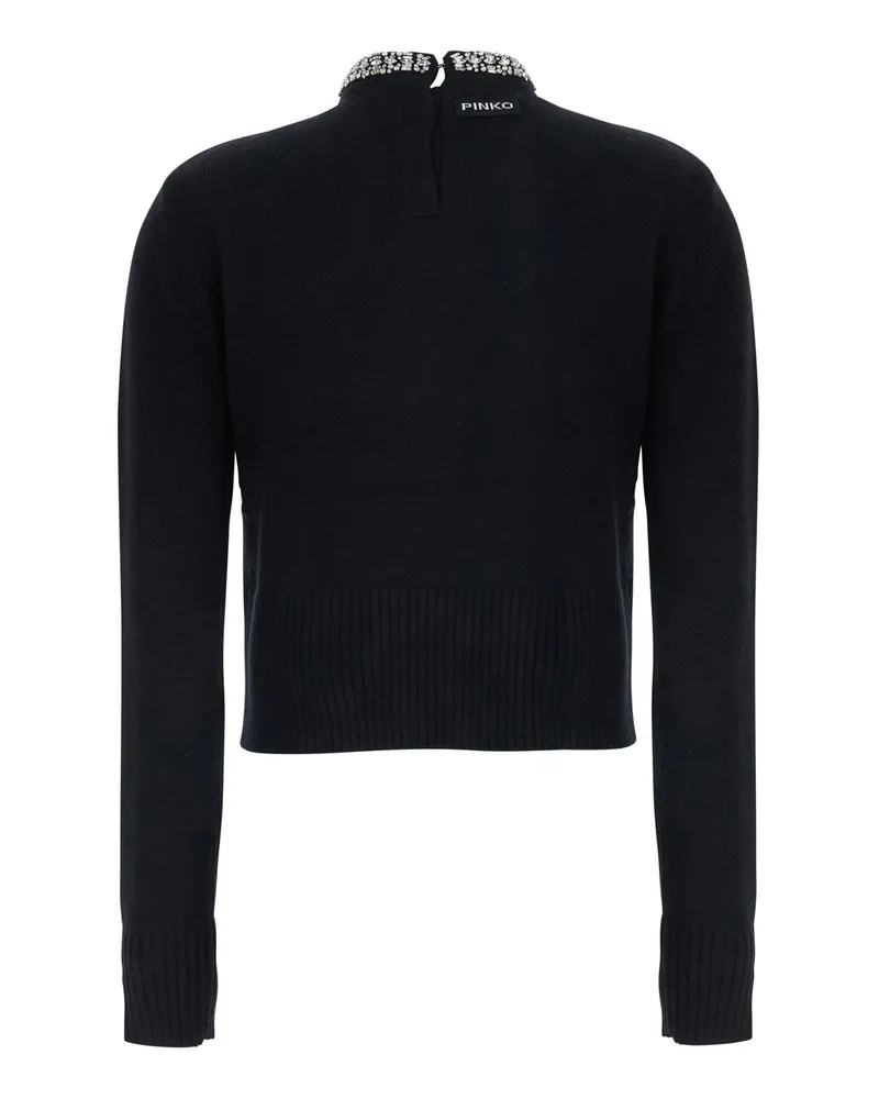 Pinko Women's Sweater Berlin Black Tops Top Black
