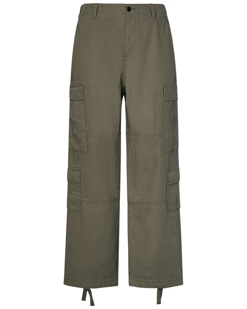 Stüssy Men's Trousers Olive Cotton Olive