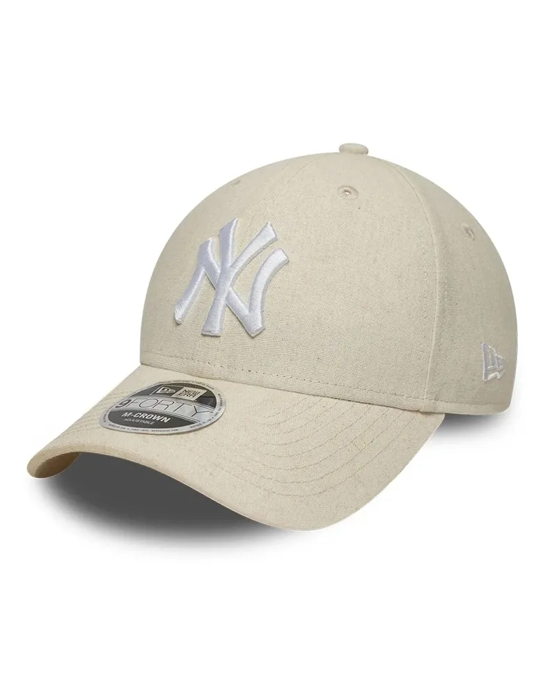 New Era Unisex Cap 9forty M-Crown Cream Linen Hat Cream
