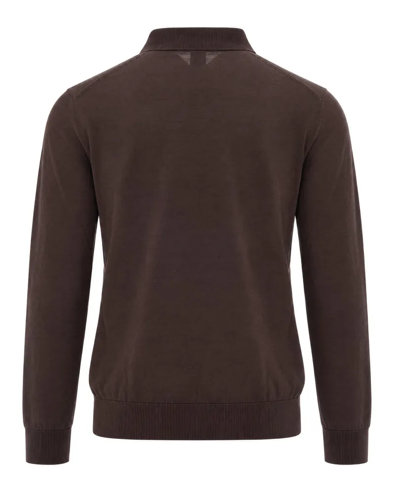 HUGO BOSS Lancione Polo Shirt — Brown Brown