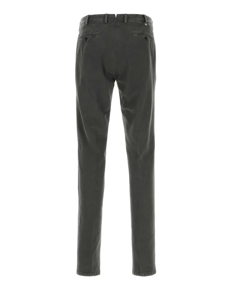 PT TORINO Men's Graphite Stretch Cotton Pant Y252 Exterior: Elastane Pantaloni Gray