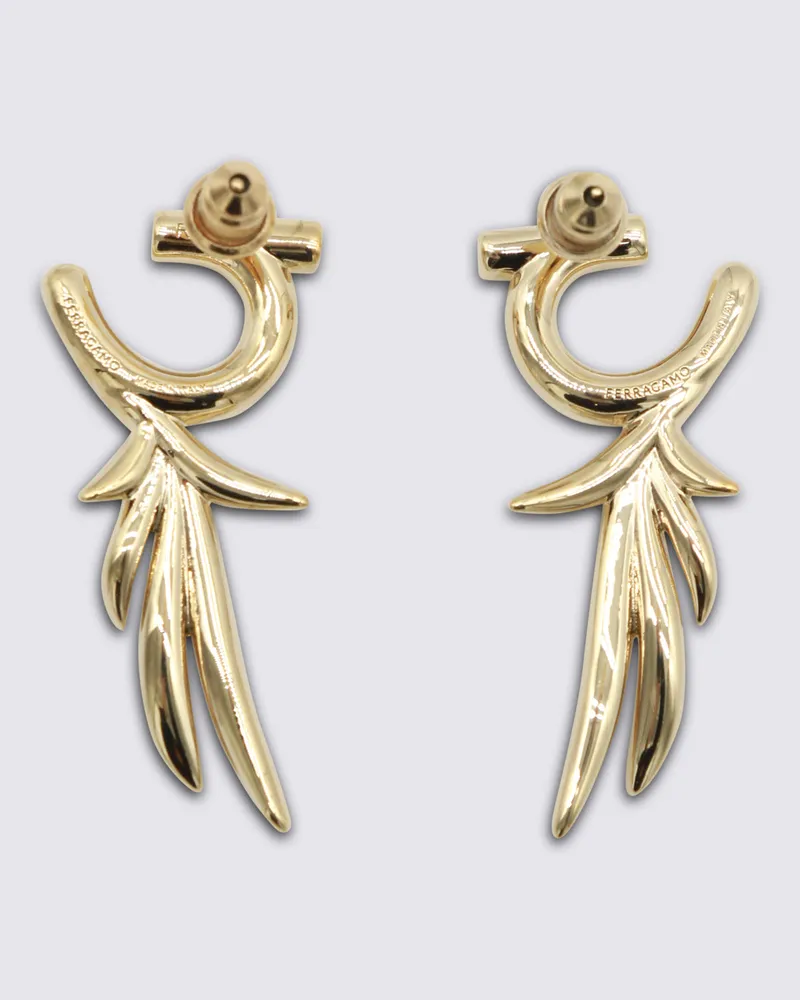 Ferragamo Women's Bijoux Gold Brass Glass Gold