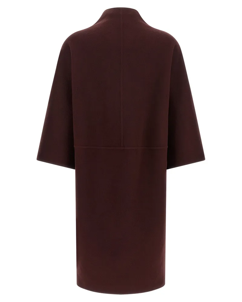 Gianluca Capannolo Jane Coat — Burgundy Burgundy
