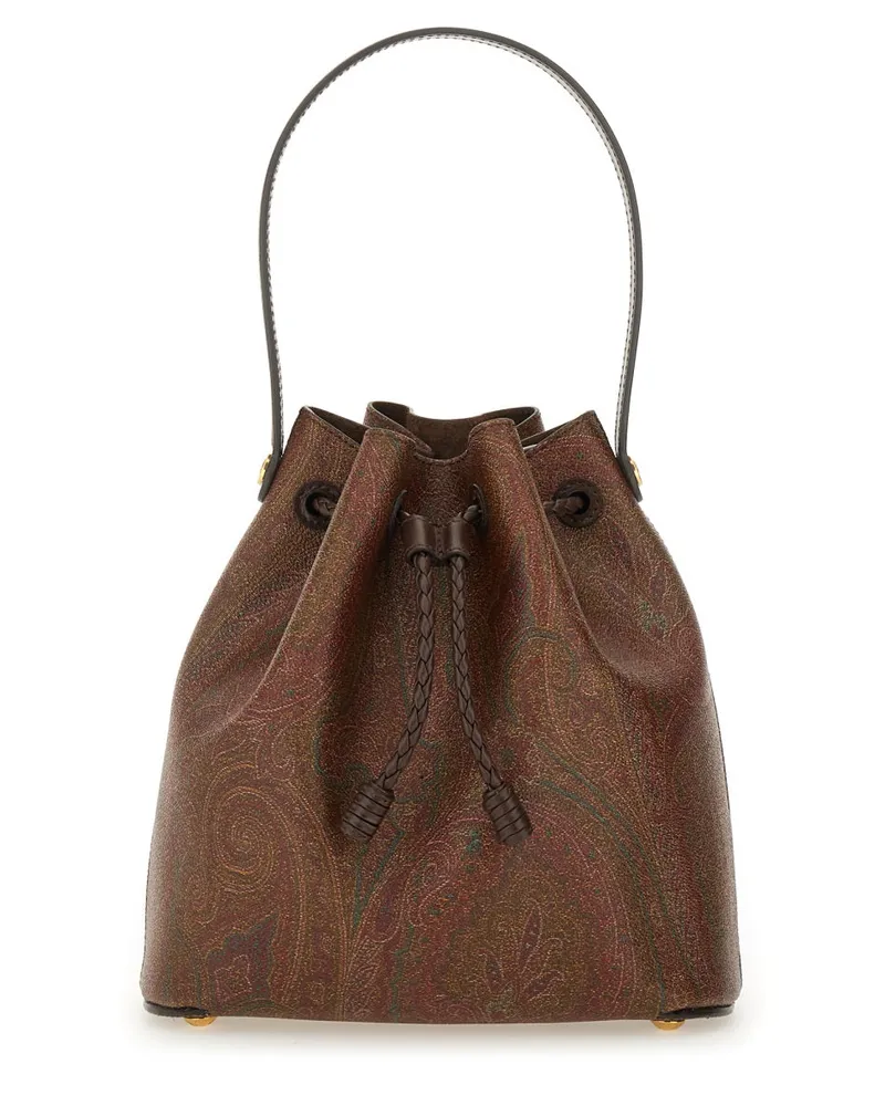 Etro Women's Bucket Bag Arnica Brown Handbags Hand Brown
