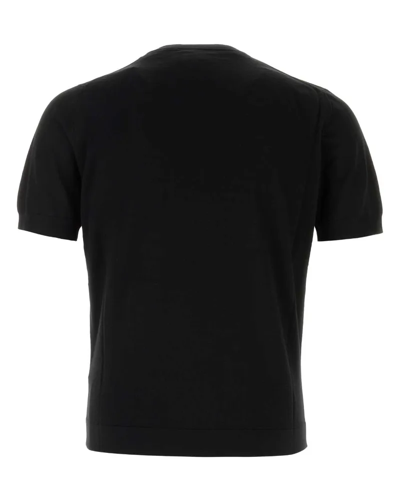 Prada Men's Black Cotton Sweater Nero Exterior: Maglieria Black