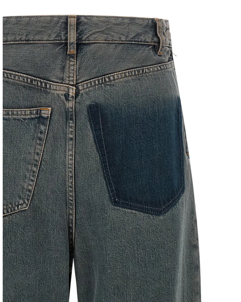 Maison Margiela Back-to-Back Construction Jeans — Grey Grey