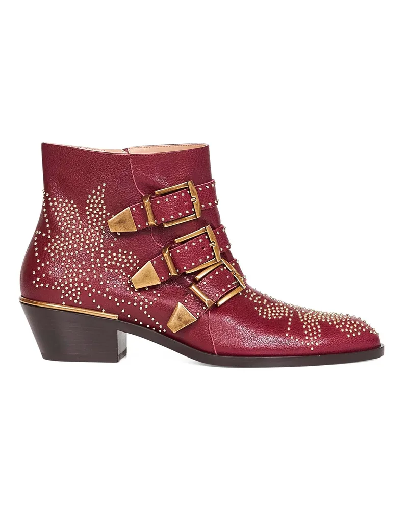 Chloé Susanna Ankle Boot — Red Red