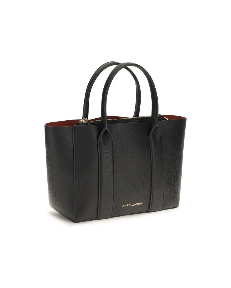 Marc Jacobs Pebbled Leather Shoulder Bag — Black Black