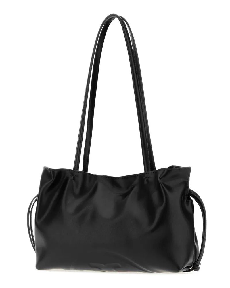 Tory Burch Women's Black Synthetic Leather Small Ella Shoulder Bag Borse A Mano Black