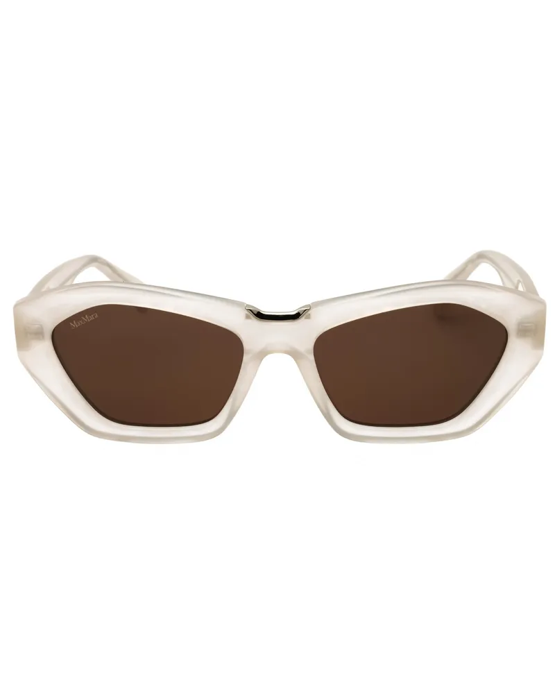 Max Mara Women's Mm0169 Sunglasses Ivory Ivory