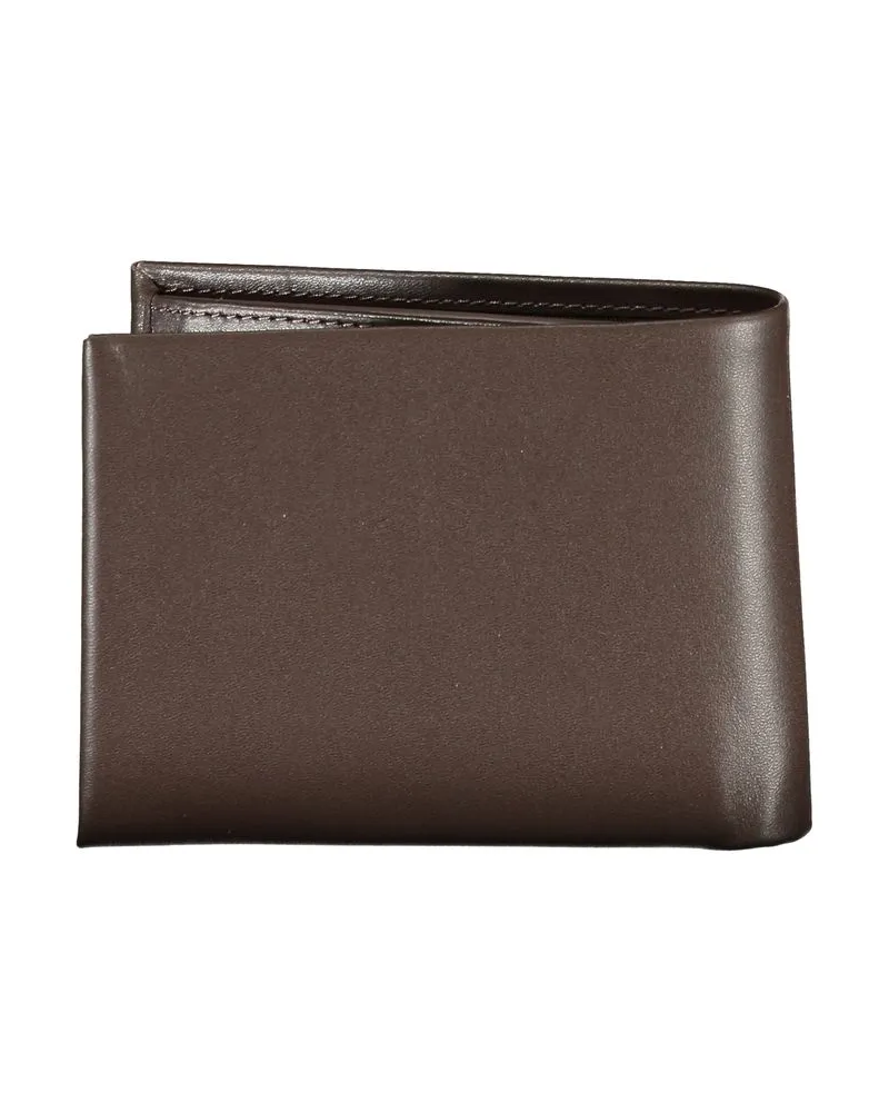 Calvin Klein Leather Wallet — Brown Brown