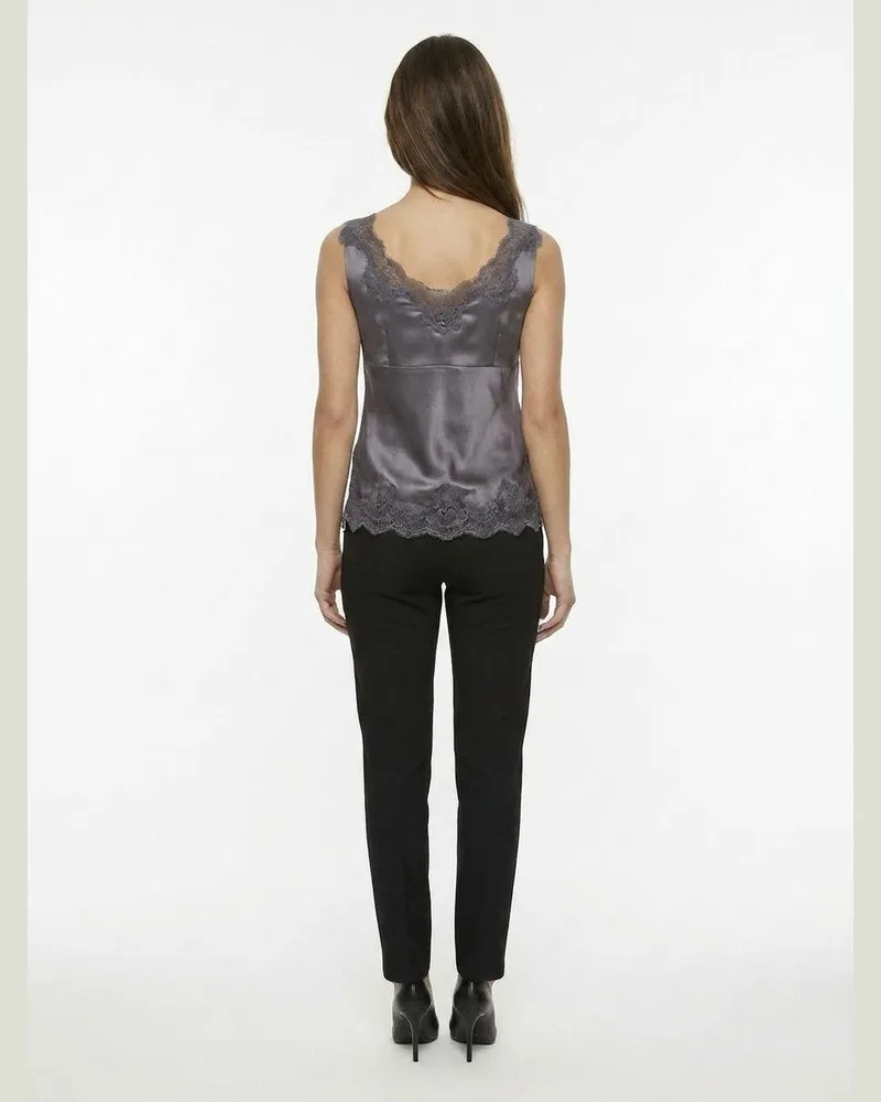 Dolce & Gabbana Women Gray Cotton Shirt Gray