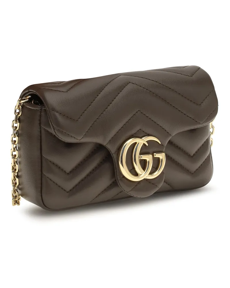 Gucci GG Marmont Shoulder Bag — Brown Brown