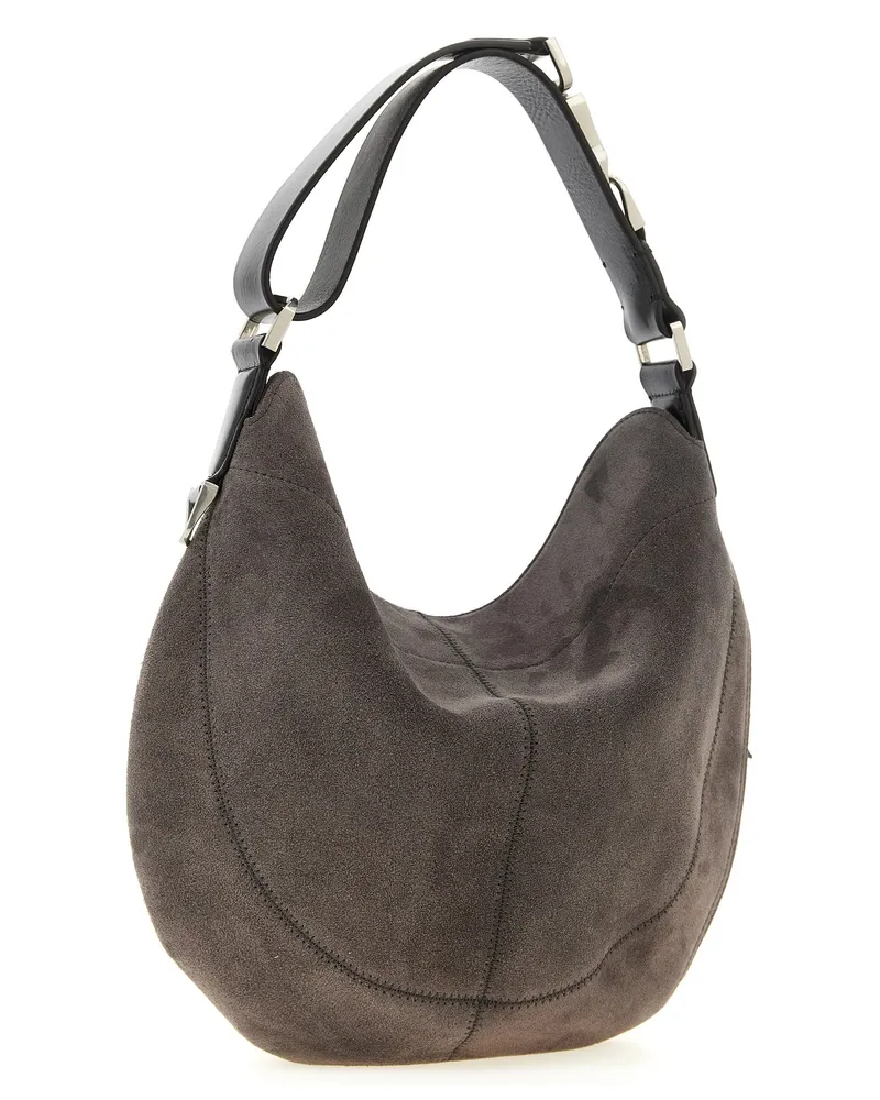 Christophe Lemaire Women's Gray Calfskin Shoulder Bag Gray