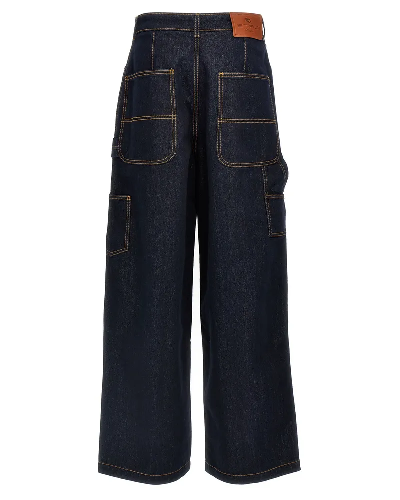 Etro Women's Blue Cotton Jeans Denim Clothing Navy